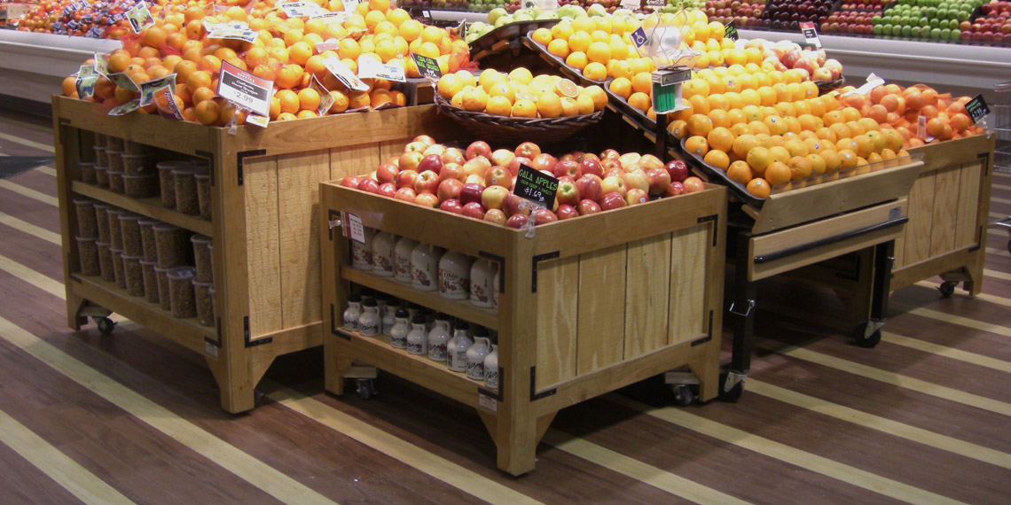 Produce Displays CMS Display Fixtures