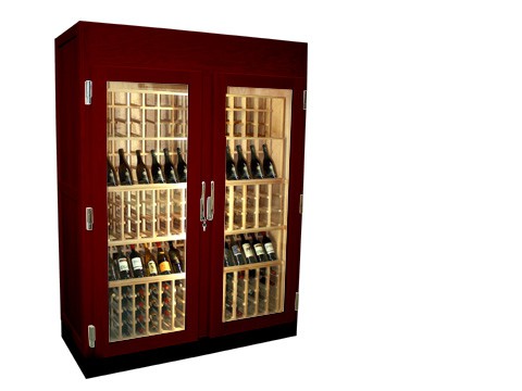 refrigerated wine unit | cms display fixtures