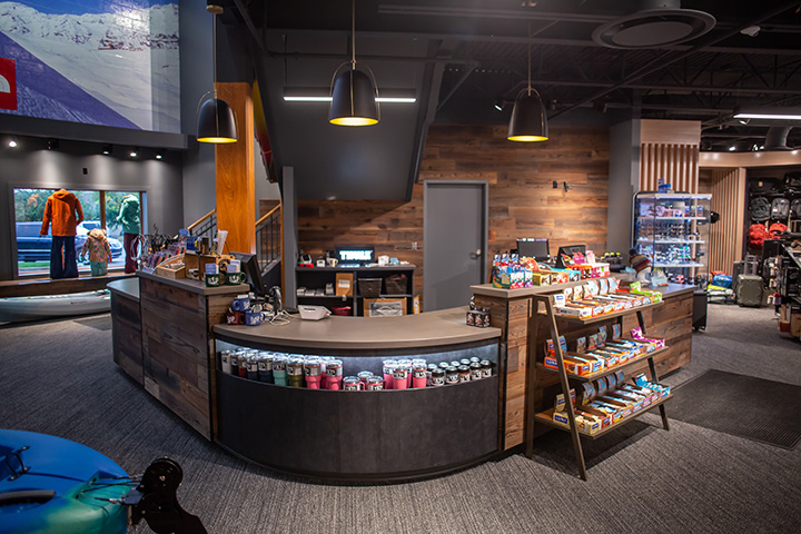 cashwrap area