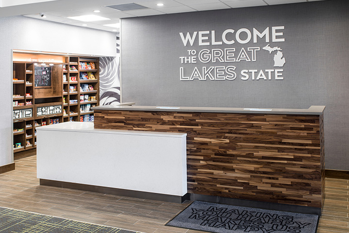 front reception desk