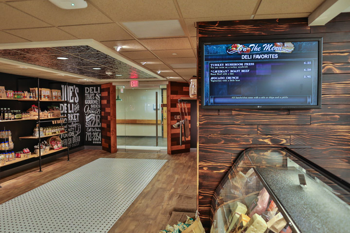 market walls shelving doors