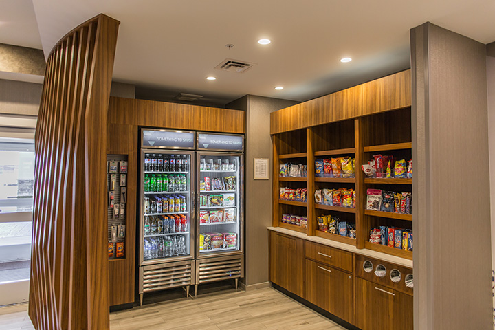 hotel lobby store