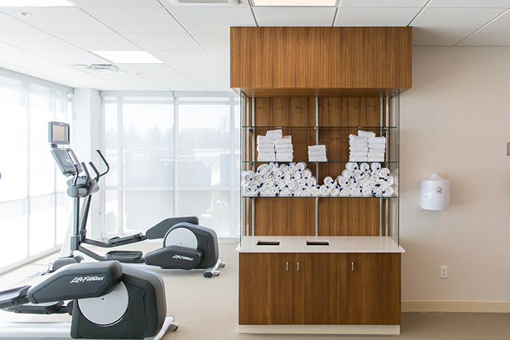 hotel fitness room