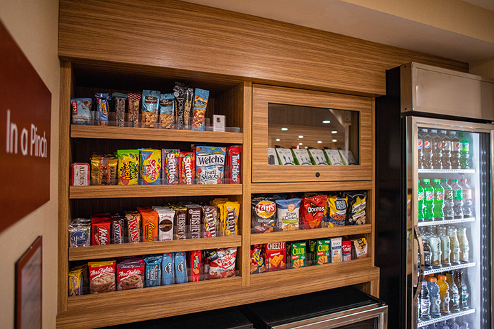 hotel lobby cabinetry