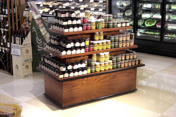 3-Tier Bakery Table Merchandised