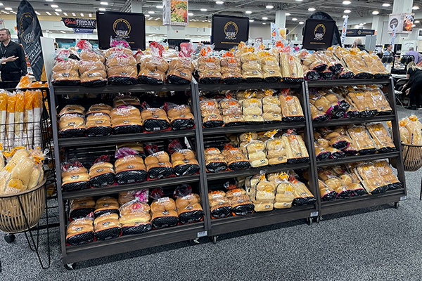 Bakery Cart Sloped Merchandised