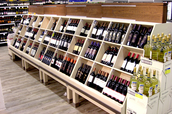 Bin Wine Island Merchandised