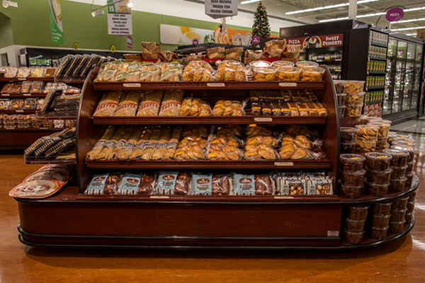 Crusty Bread Island Merchandised