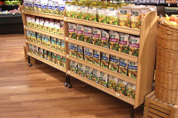 Free Standing Grid Merchandised