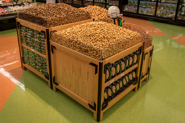 Frontier Orchard Bin Merchandised