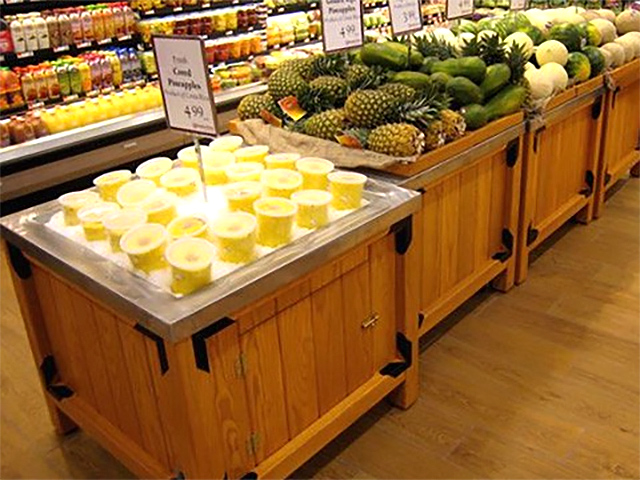 Frontier Orchard Bin Merchandised