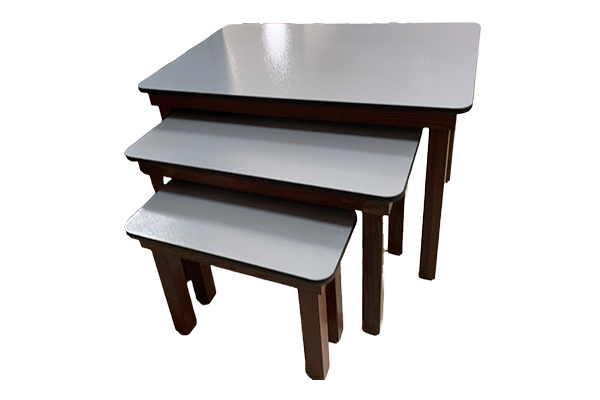 Nesting Table Set - Metal Top