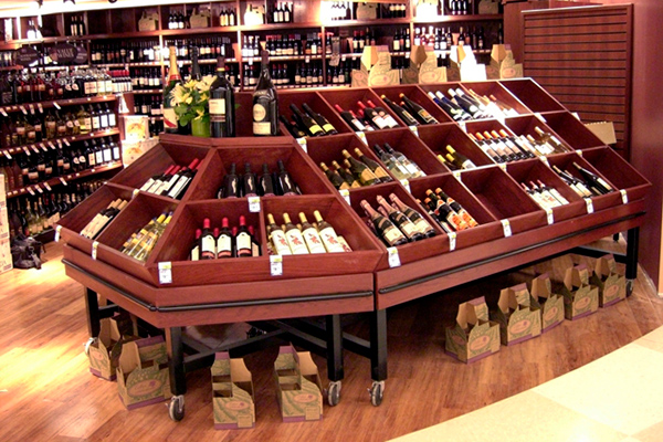 Rolling Wine Island Merchandised