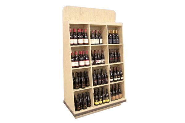 Wine Endcap Straight Display