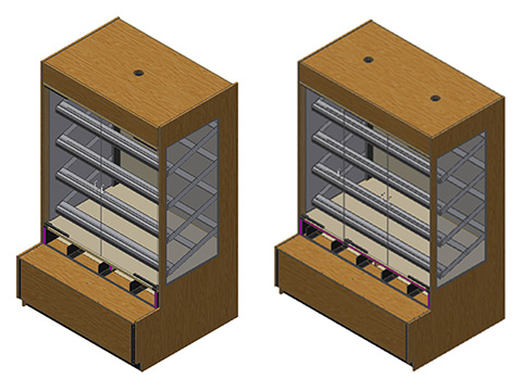 endless bakery cases
