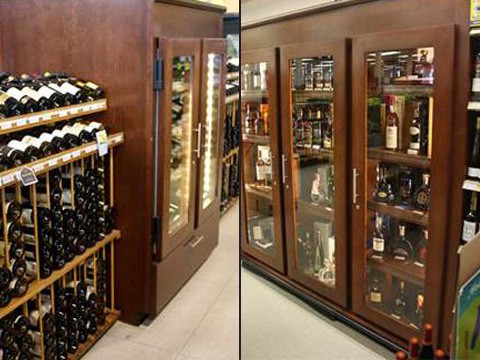 refrigerated wine cabinet
